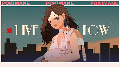 Commission for POKIMANE illustration