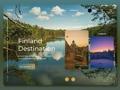 Finland Web Design 3d animation app appdesign branding design graphic design illustration logo motion graphics ui uidesign ux uxdesign