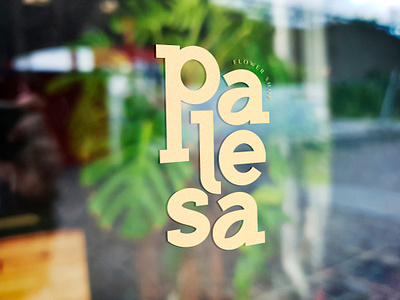 Palesa Flower Shop branding graphic design logo