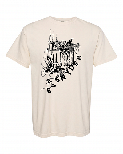 Merchandise design for "Voldemort" by Eva Snyder apparel illustration merchandise musician photoshop procreate tshirt