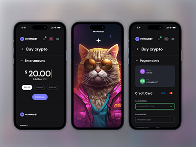 Crypto branding ui ux web