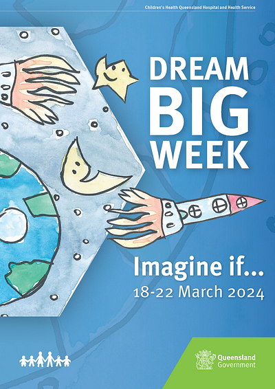 Dream Big Week poster design branding graphic design