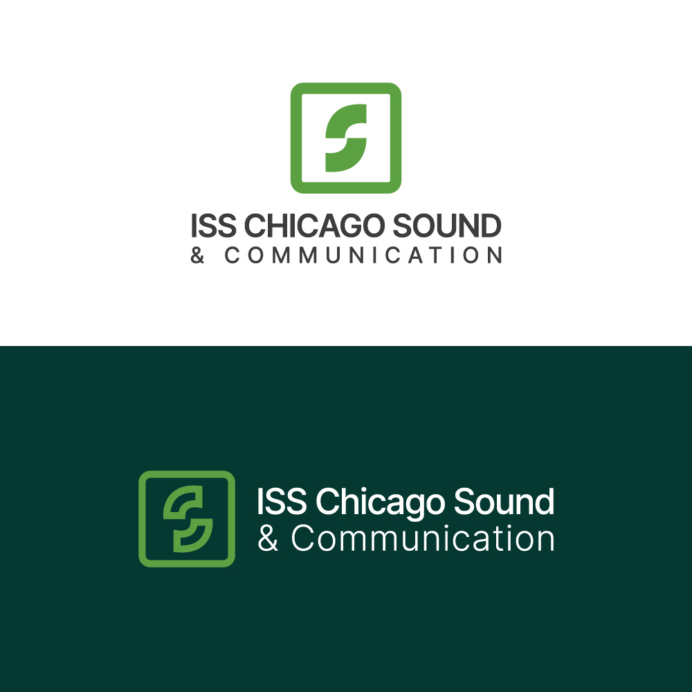 Chicago Sound Communication Logo Design chicago communication creative designs logo logo design logo folio logotipo logotype sound