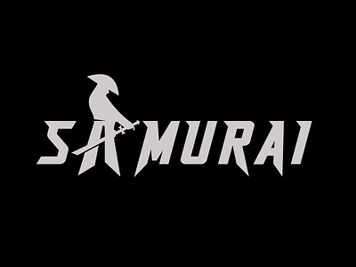 Samurai action logo brand logo branding clean logo creative logo design graphic design illustration logo logo design minimal logo minimalist logo modern logo samurai samurai logo simple logo