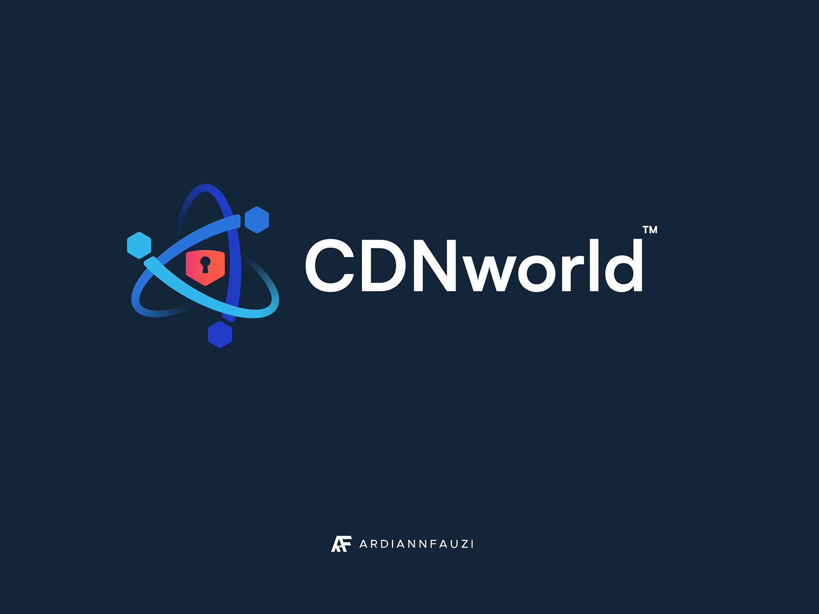 CDNWorld Logo Approved asset cdn css dns fast global hosting html images internet lock logo network programming protection security selection server speed trajectory