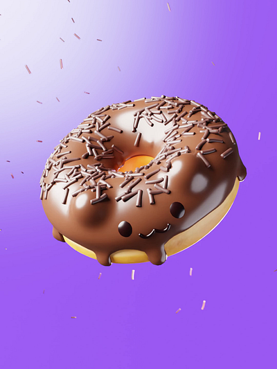 Donut 3d animation blender motion graphics