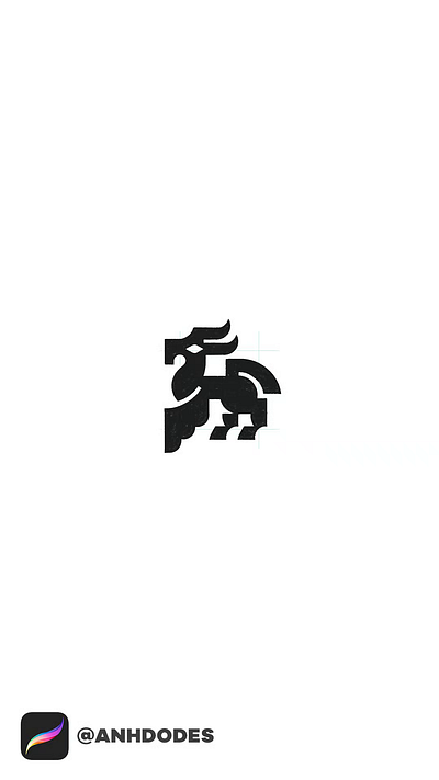Mythical Horse Wyvern Creature logomark design process 3d animation branding creature logo design graphic design illustration logo logo design logo designer logodesign minimalist logo minimalist logo design motion graphics ui