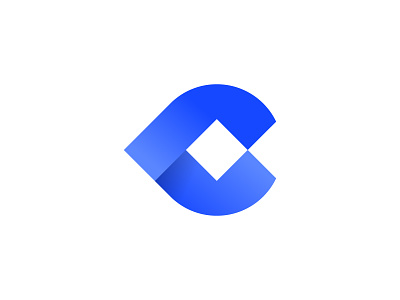 Letter C logo concept // For Sale blue branding crypto design for sale geometric gradients icon letter c lettering logo logo designer logotype mark pixel token