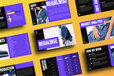 REGALRISE - Brand Proposal Presentation Template canva proposal