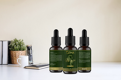 CBD Label Design product packaging box design