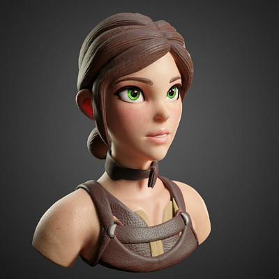 3d blender 1/3 Face View 3d