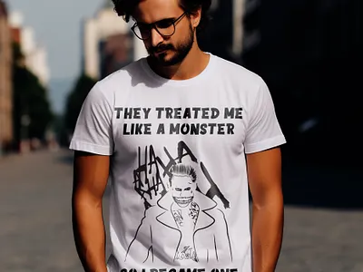 Fantasy t-shirt design with joker branding clothing fantasy graphic design t shirt t shirt design