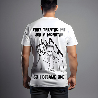 Fantasy t-shirt design with joker . branding graphic design illustration t shirt t shirt design vector