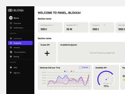 Web 3.0 Platform Dashboard animation productdesign uxui web 3.0