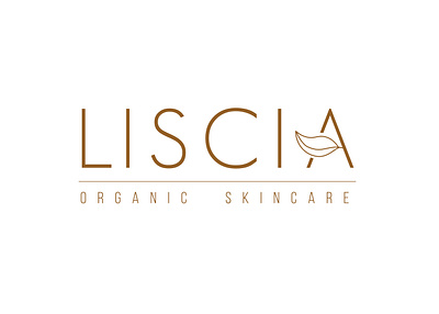 Logo for Liscia - Organic skincare Brand brand designer brand identity brand redesigning branding brands designer designing graphic design graphics logo logo designer logo designs skin care brand
