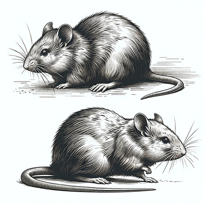 Rodent Illustration graphic design illustration pestcontrol