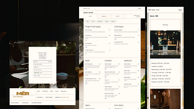 Responsive Restaurant Website animation branding design responsive template ui ux web design website