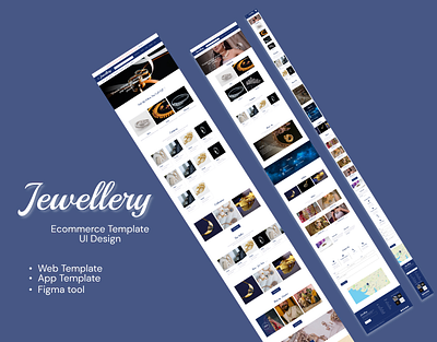 jewellery E-Commerce Web / App Template app figma image ui web website template
