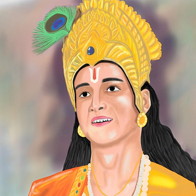 Krishna - Digital Painting