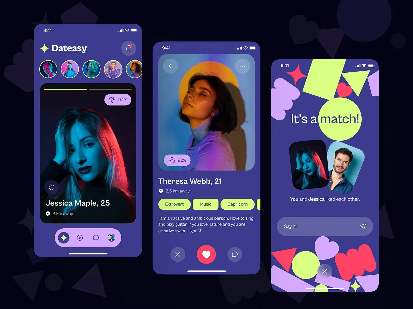 Innovative Dating Website Design: Engaging User Experience