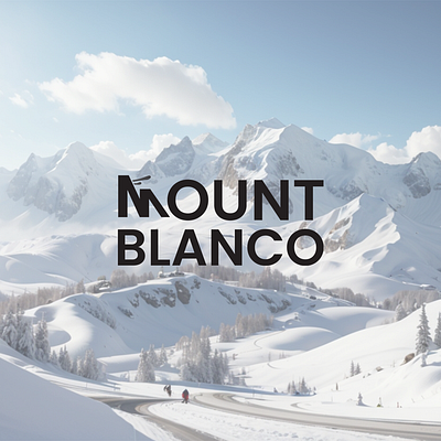 MOUNT BLANCE LOGO #dailylogochallenge branding graphic design logo