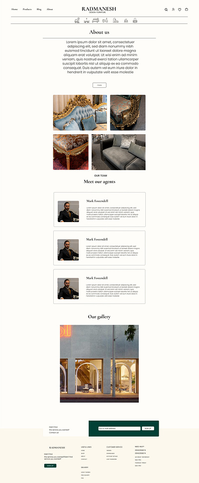 sofa design about about me branding graphic design landing project sofa sofa design ui ui ux