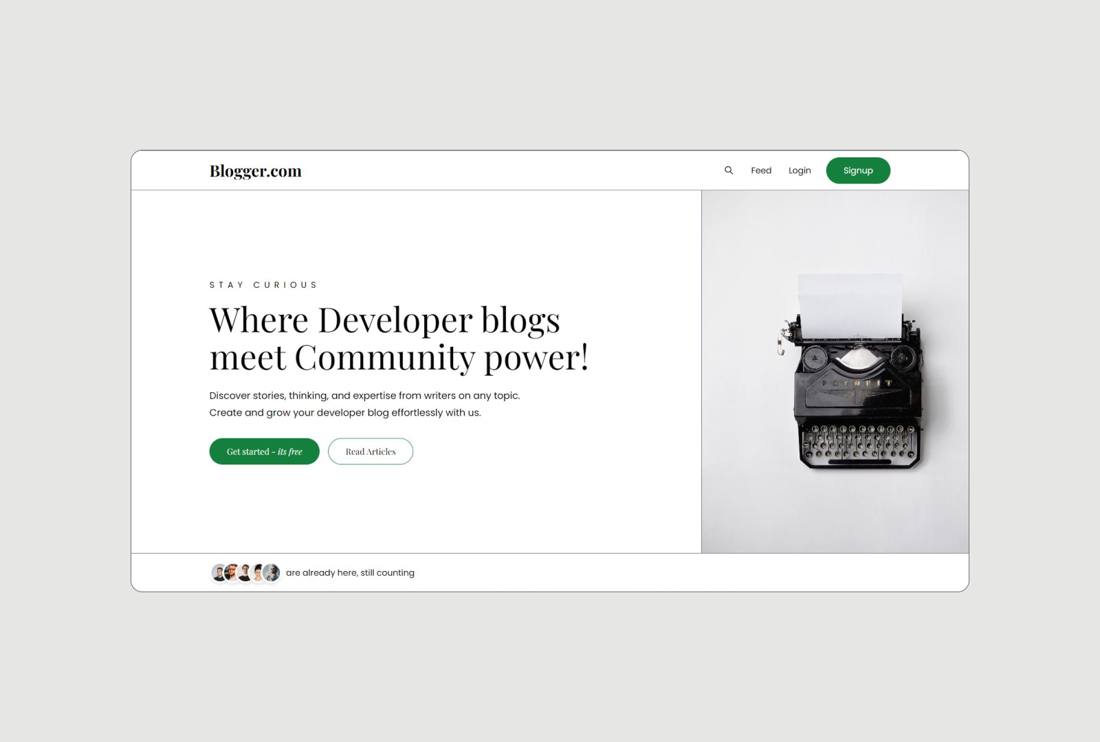 Landing Page Design for Web blog branding clean design dailyui design graphic design hero section homepage illustration landing page layout design ui uichallenge uiux ux web design web development webdesign webdevelopment website