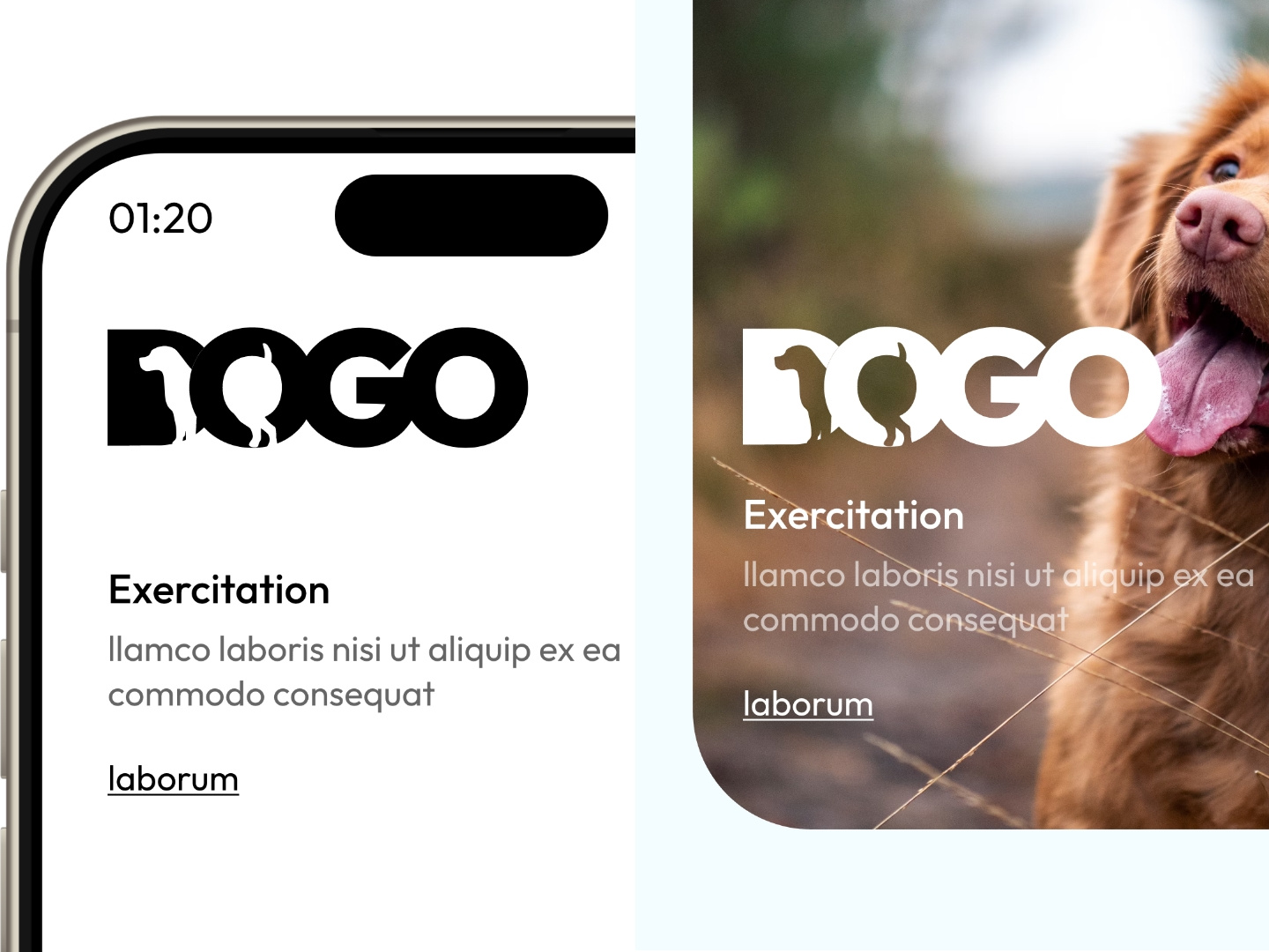 DOG Inspired Logo Design - DOGO animation branding design graphic design illustration logo minimal web design ui vector website design