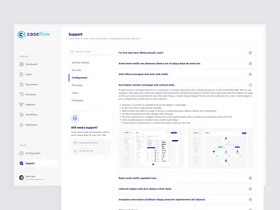 FAQ page clean content page clean faq clean ui dashboard design faq page figma helpdesk knowledge base product design questions page support page ui ux