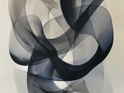 Abstract Geometric Artworks linktr.ee/BilgePaksoylu abstract ai bilge paksoylu bilgep design black and white bw curves freelancer geometric grey lines poster wall art wall decoration