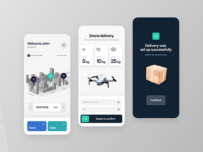 Drone Delivery Manager delivery design dizajn drone figma graphics mockup ui uiux ux