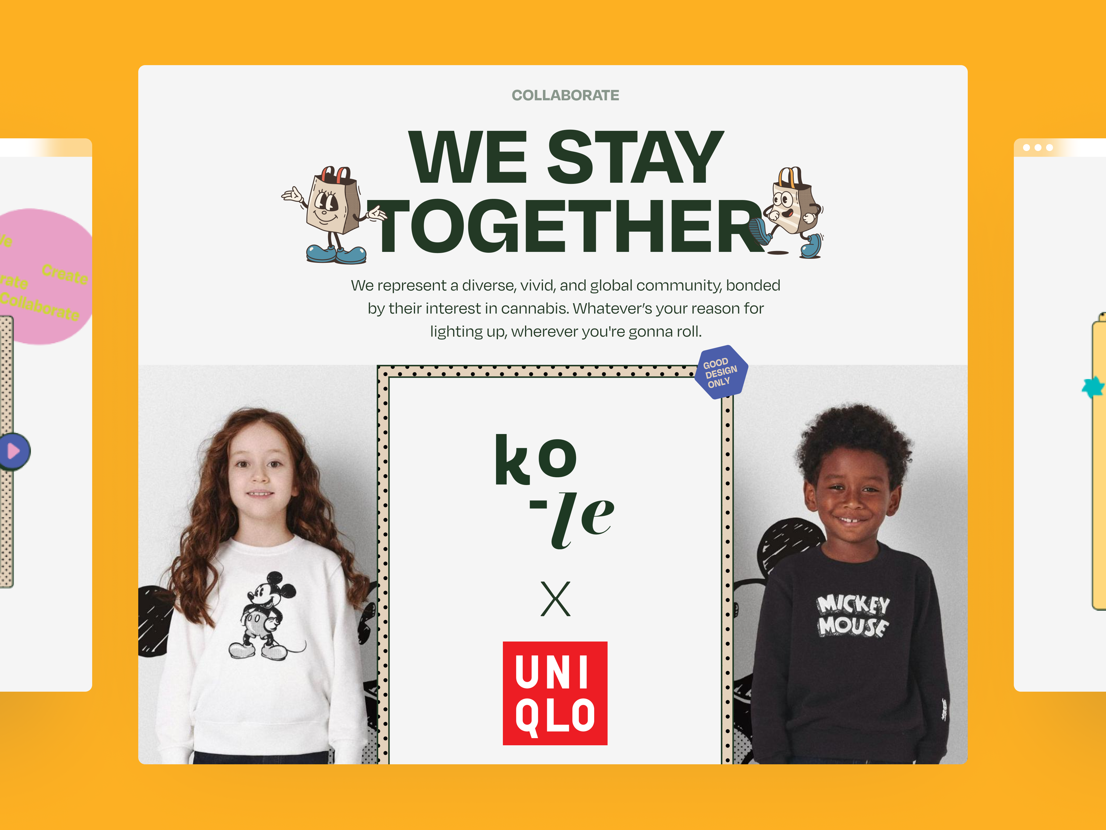 Clothes Shop Collaborate With Uniqlo Branding black white branding clean design clothes collaborate heydesign minimalist shop ui design website design