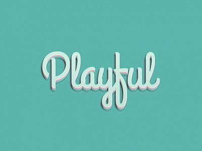 Playful Soft Text Effect graphic design photoshop psd download text effect typography