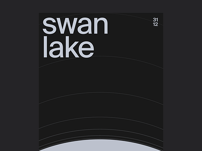 Poster in Swiss style ballet branding poster poster design swiss style swiss typography typography ui design web design