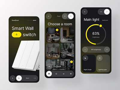 HomeSmart app design ui ux