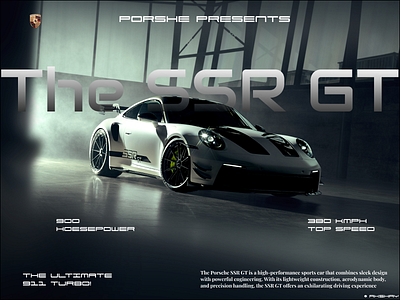The Ultimate 911 Turbo 3d animation branding figma graphic design logo motion graphics poster ui vector web design