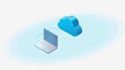 Cloud Backup 3d animation backup branding cloud data lake design graphic design illustration motion graphics vector