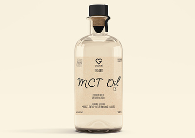 MCT oil label 🥥💪 adobe adobeprogrammes branding design vector vectorart vectors work