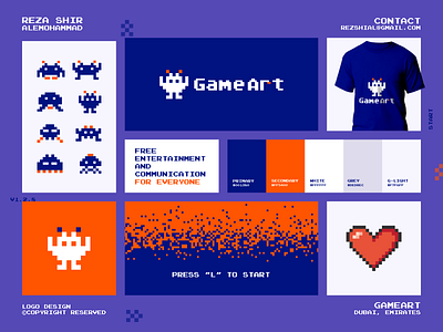 Game Art Logo Design Project branding design graphic design identity logo vector visual visualidentity