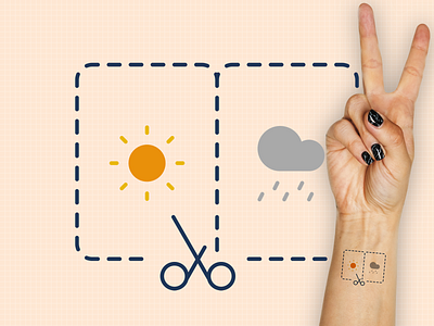 Always Take The Weather With You ☀️ 🌧️ graphic design playoff tattoo
