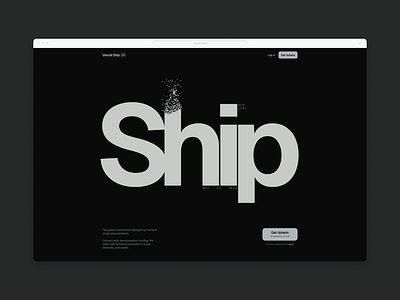 Vercel Ship redesign brand figma logo marketing sketch ui