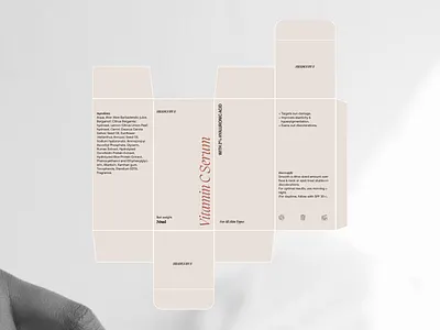 Vit C skincare package design design graphic design package packagedesign skincare skincaredesign