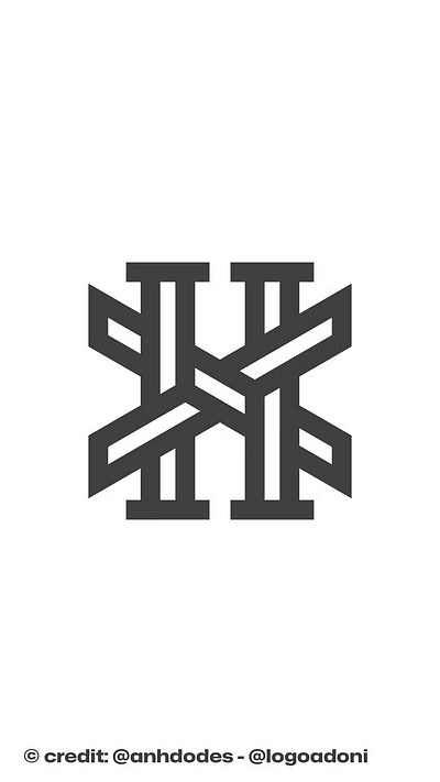 This modern lettering XH HX X H monogram typography logo design 3d animation branding creature logo design graphic design illustration logo logo design logo designer logodesign minimalist logo minimalist logo design motion graphics ui