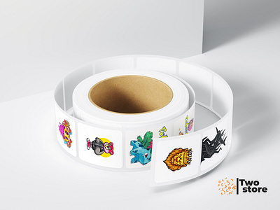 stickers design 3d animation branding graphic design logo motion graphics sticker stickers design ui