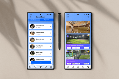 Purezza Technologies | Sports Bookin App - UI/UX Design app design figma graphic design mobile app sports ui uiux ux