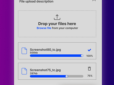 UPLOAD FILE UI DESIGN 030 030 100days ofui dailyui dailyui030 day030 day30 ui uiux