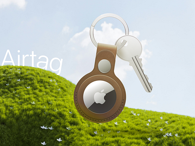 Airtag _Illustration airtag apple community file figma illustration minimal pavithran ui