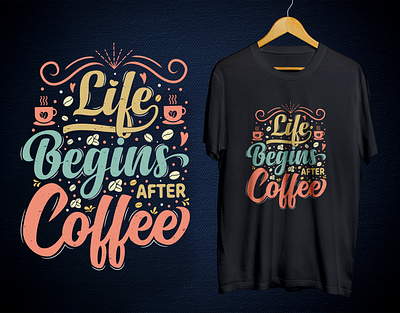 COFFEE TYPOGRAPHY VINTAGE T-SHIRT DESIGN apparel breakfast cafe caffeine cappuccino chocolate clothing coffee coffee addict coffee break coffee lover coffee shop coffee t shirt coffee t shirt design coffee time custom t shirt design fashion graphic design illustration vintage coffee t shirt