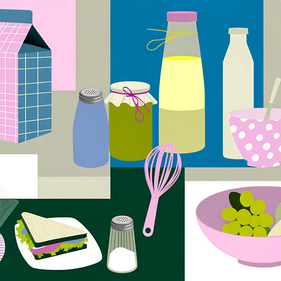 Morning Meal Illustration graphic design illustration