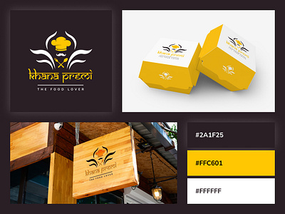 Khana Premi - Logo Design 3d branding chef creative logo delivery food delivery food logo khanapremi logo logo design logodesign resturant logo ui uiux
